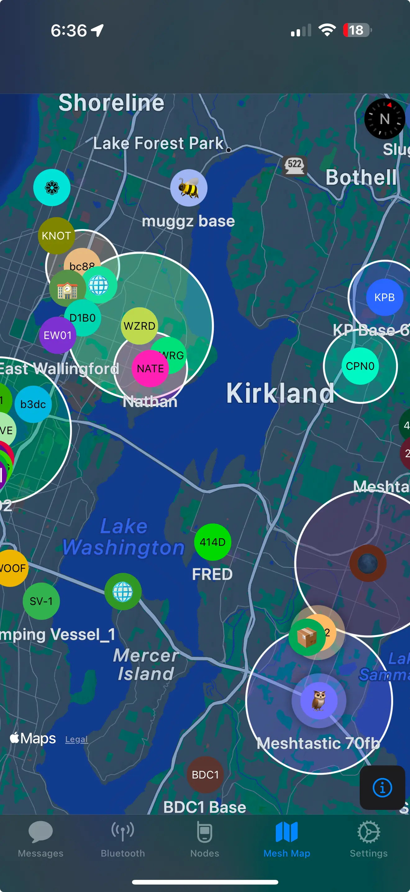 Mesh Map with Emoji Short Names